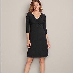 NWT Eddie Bauer Solstice Knot front Jersey Dress